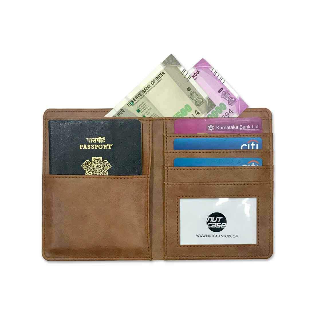 PU Leather Passport Cover Travel Wallet   - Let's Explore - Image 6
