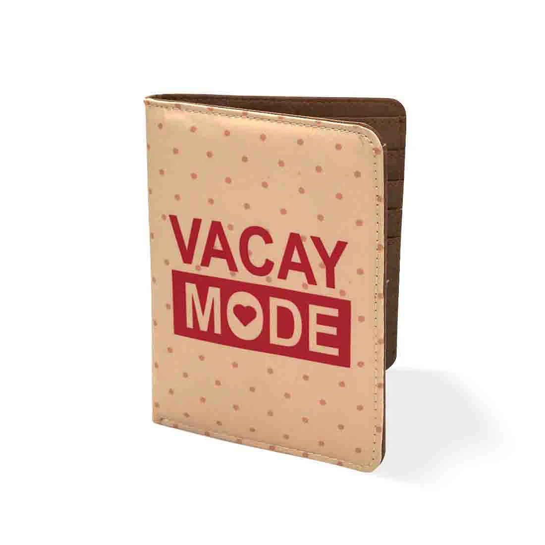 Passport Cover Case Wallet Travel Document Organizer -Vacay Mode