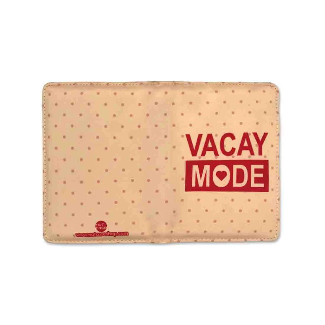 Passport Cover Case Wallet Travel Document Organizer -Vacay Mode - Image 4