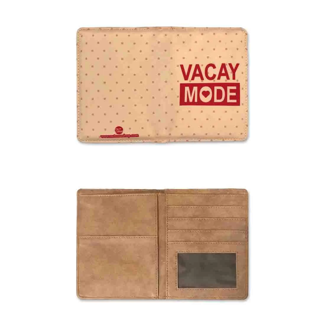 Passport Cover Case Wallet Travel Document Organizer -Vacay Mode - Image 5