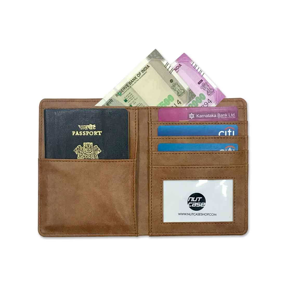 Passport Cover Case Wallet Travel Document Organizer -Vacay Mode - Image 6