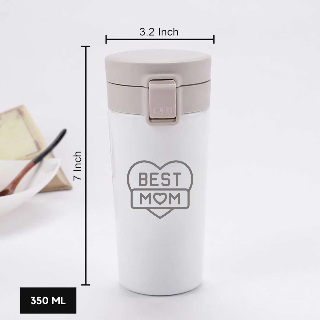 Travel Coffee Mug with Lid - Insulated Tea Coffee Tumbler for Mom Gift Idea - Best Mom - Image 11