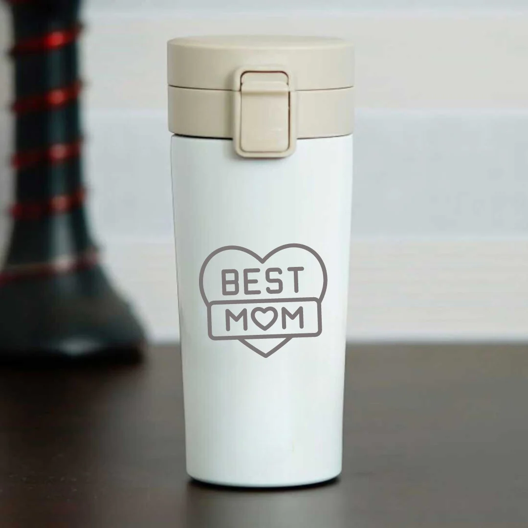 Travel Coffee Mug with Lid - Insulated Tea Coffee Tumbler for Mom Gift Idea - Best Mom - Image 8