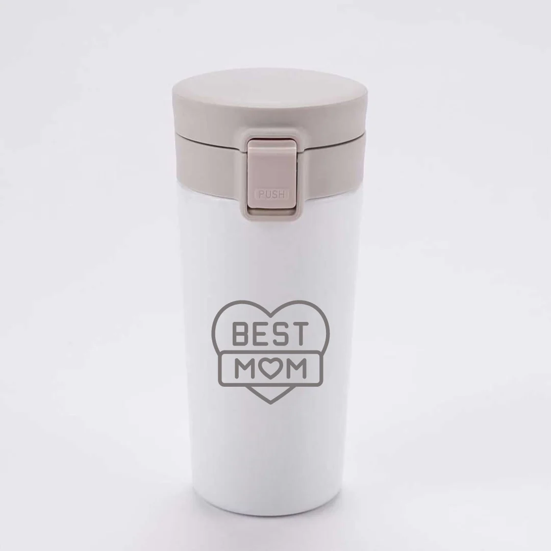 Travel Coffee Mug with Lid - Insulated Tea Coffee Tumbler for Mom Gift Idea - Best Mom - Image 9