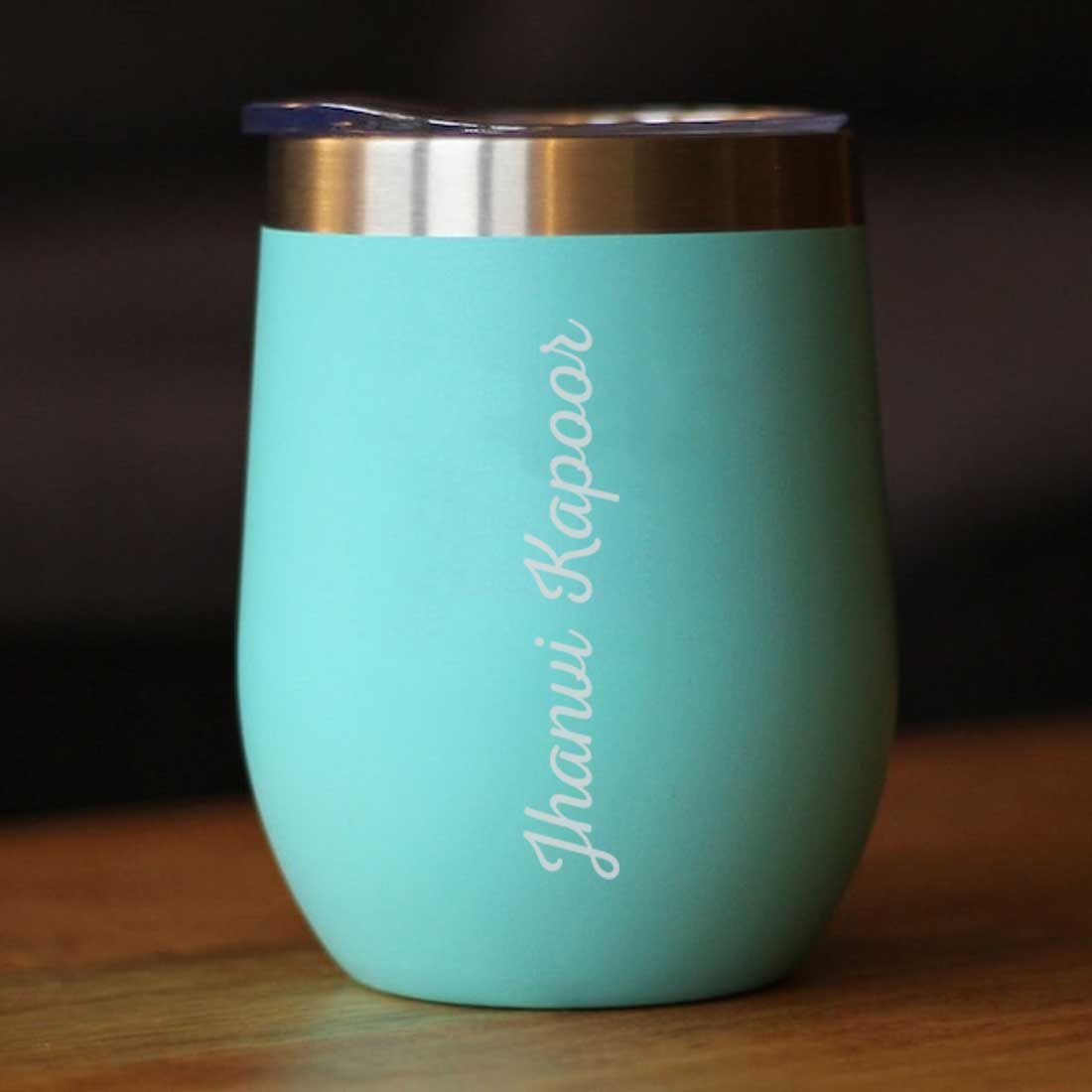 Personalised Travel Coffee Mug Insulated With Lid for Travelling Portable Cup (350 ML) - Full Name - Image 17
