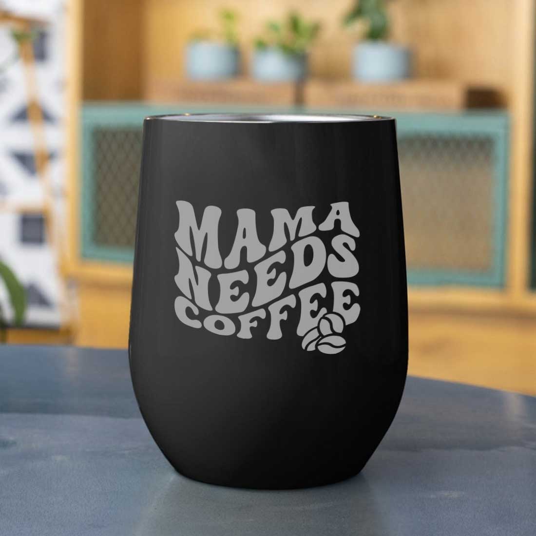Mothers Day Gifts Designer Travel Coffee Mug With Lid Gift for Mom - Mama Needs Coffee - Image 21