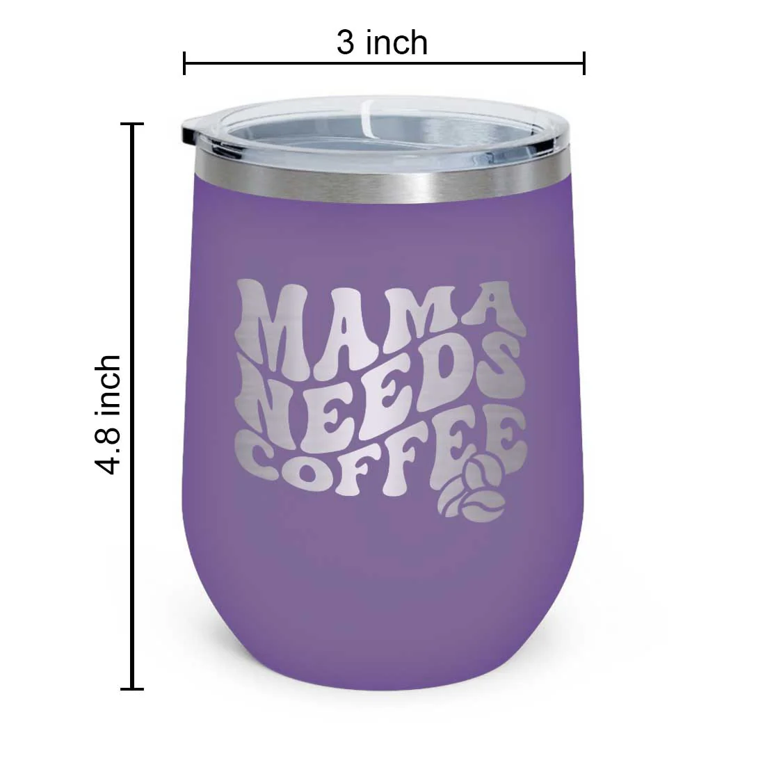 Mothers Day Gifts Designer Travel Coffee Mug With Lid Gift for Mom - Mama Needs Coffee - Image 33
