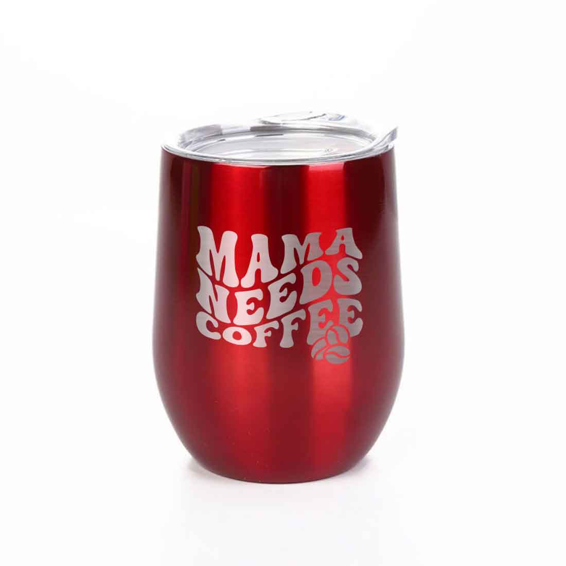 Mothers Day Gifts Designer Travel Coffee Mug With Lid Gift for Mom - Mama Needs Coffee - Image 35
