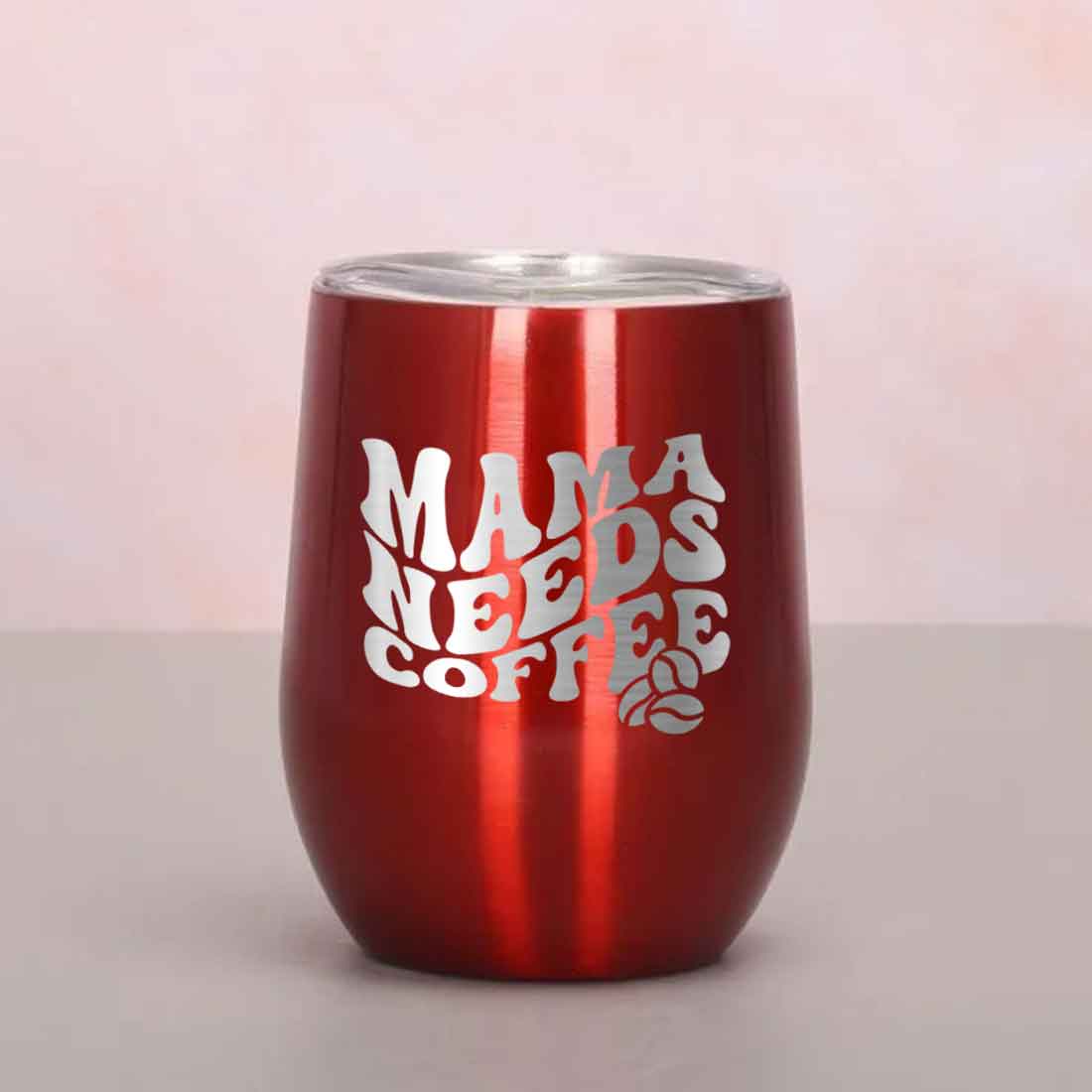 Mothers Day Gifts Designer Travel Coffee Mug With Lid Gift for Mom - Mama Needs Coffee - Image 4