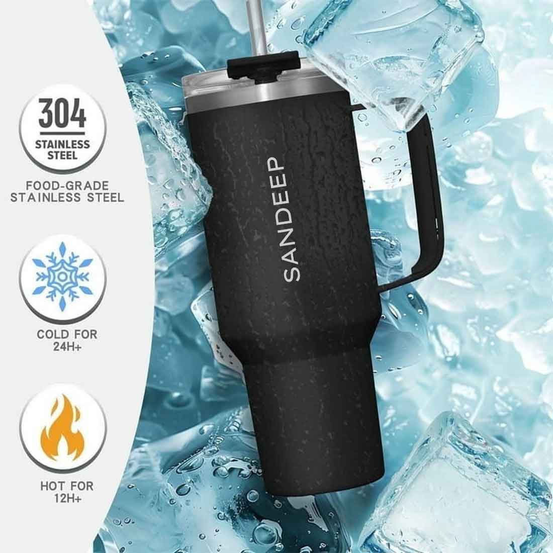Nutcase Personalized Travel Coffee Mug with Lid - Large Coffee Tumbler Cups 1200ml - Image 13