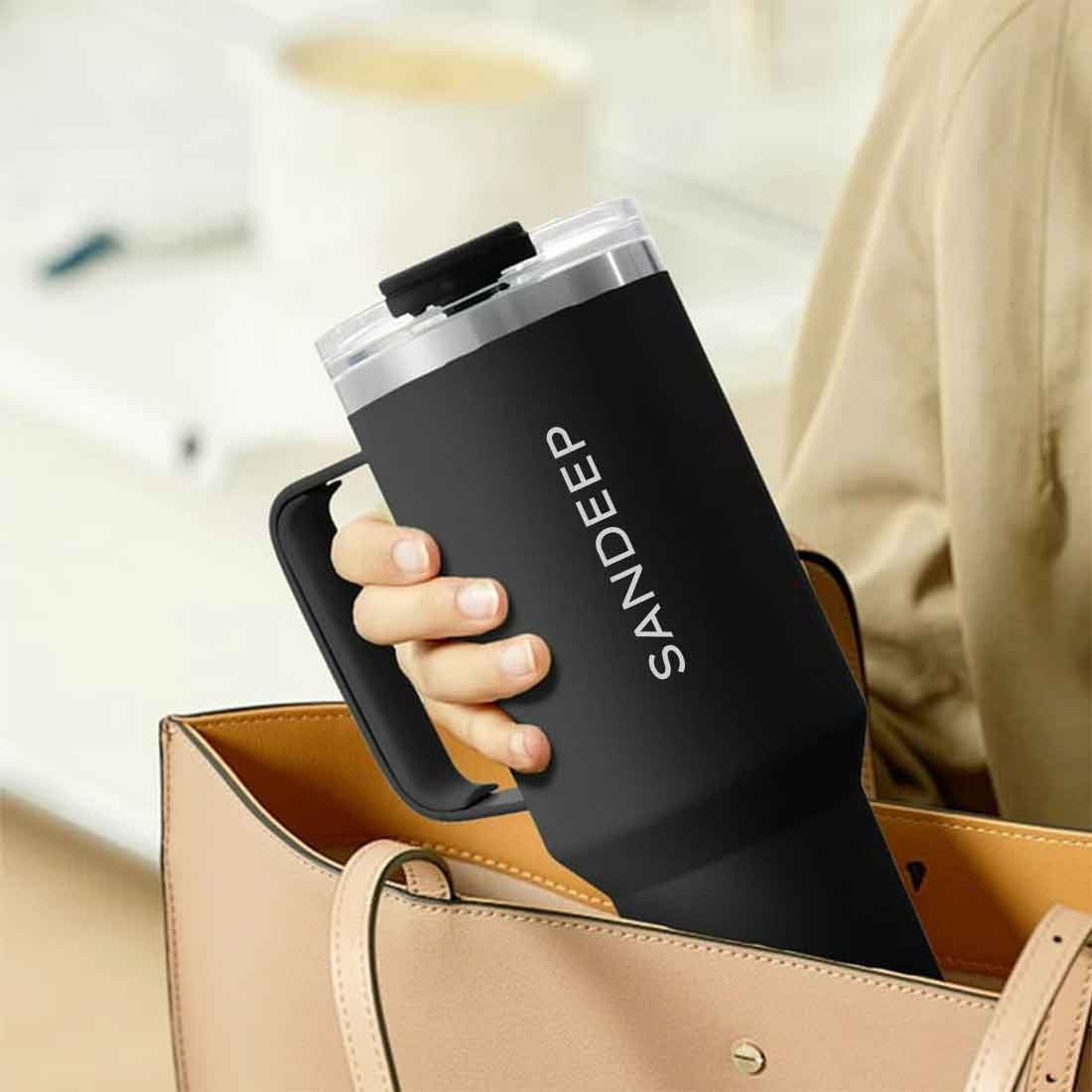 Nutcase Personalized Travel Coffee Mug with Lid - Large Coffee Tumbler Cups 1200ml - Image 20