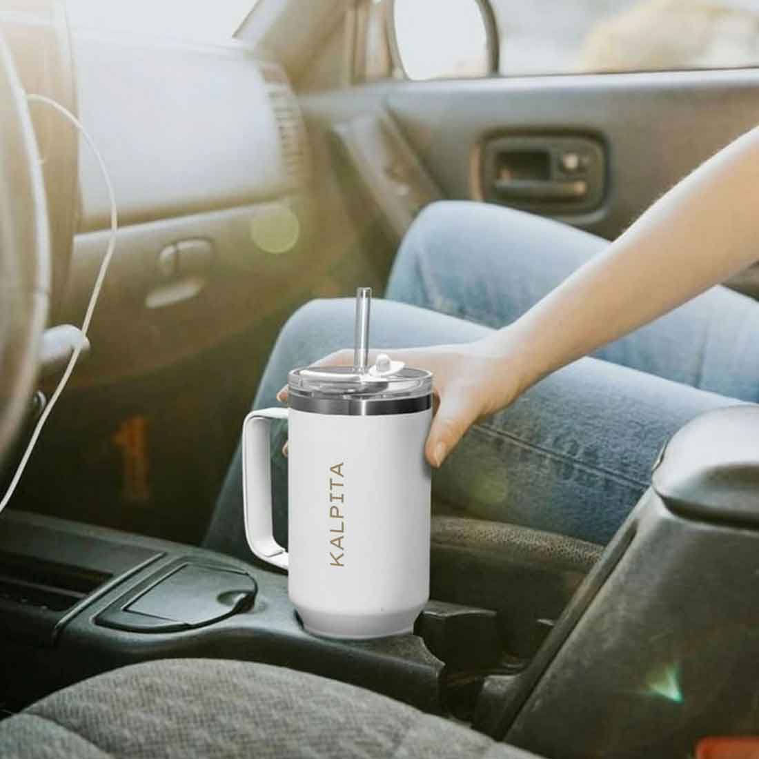 Nutcase Personalized Travel Coffee Mug with Lid - Large Coffee Tumbler Cups 1200ml - Image 21
