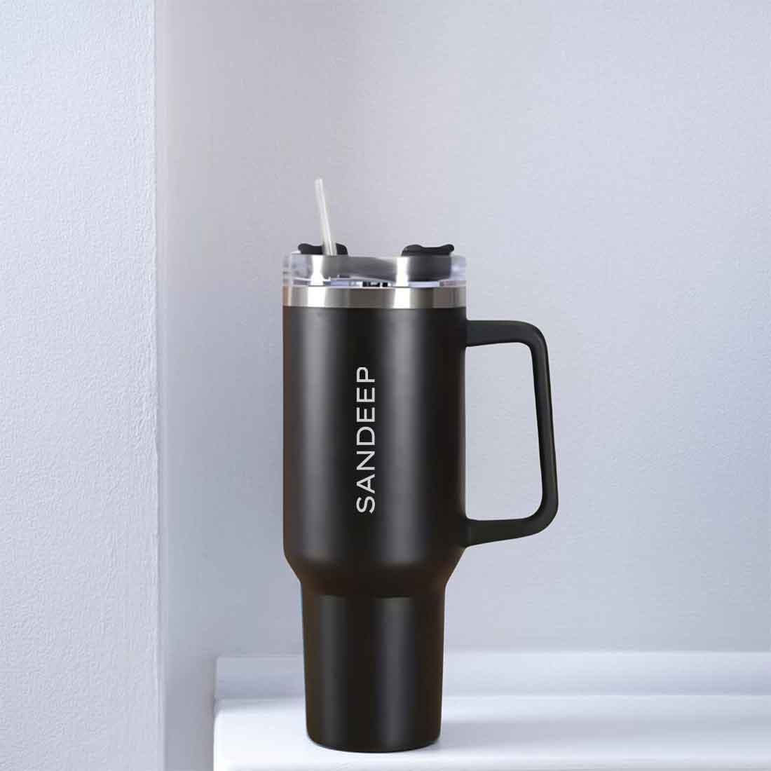 Nutcase Personalized Travel Coffee Mug with Lid - Large Coffee Tumbler Cups 1200ml - Image 33