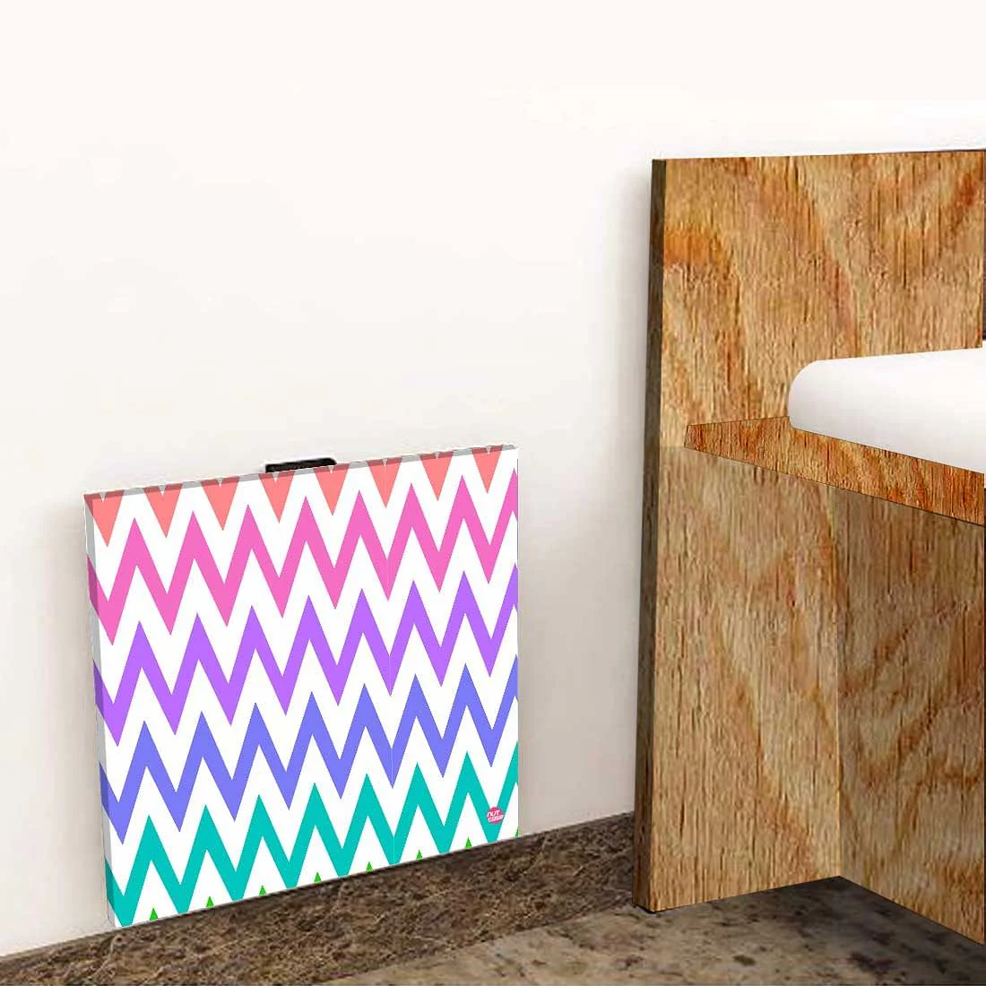 Bedside Table Floating - Rainbow Chevron - Image 8