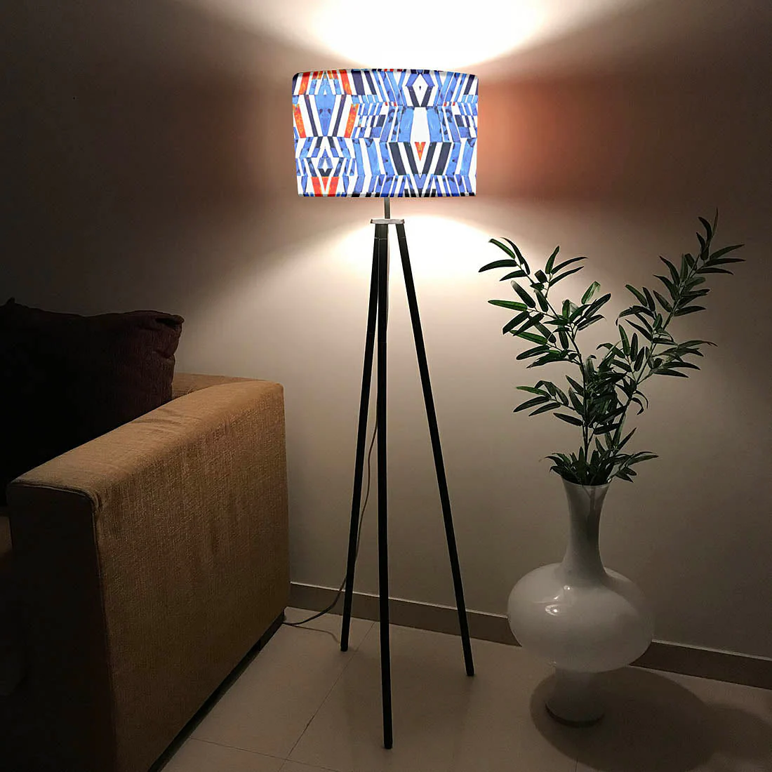 Tripod Floor Lamp Standing Light for Living Rooms - Mad Mosaic - Image 2
