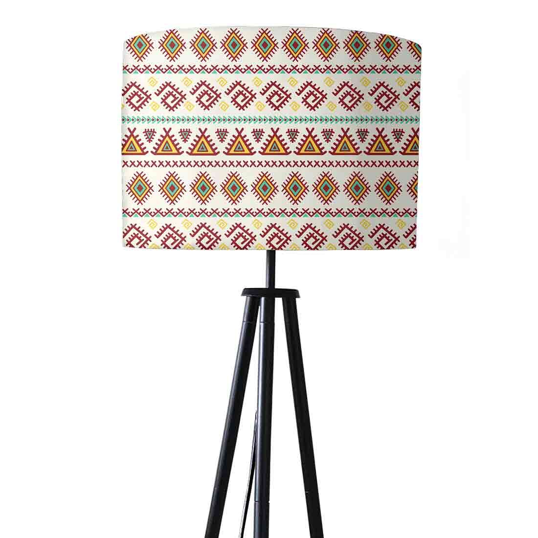 Tripod Floor Lamp Holder Light for Living Rooms - Aztec Pink - Image 3