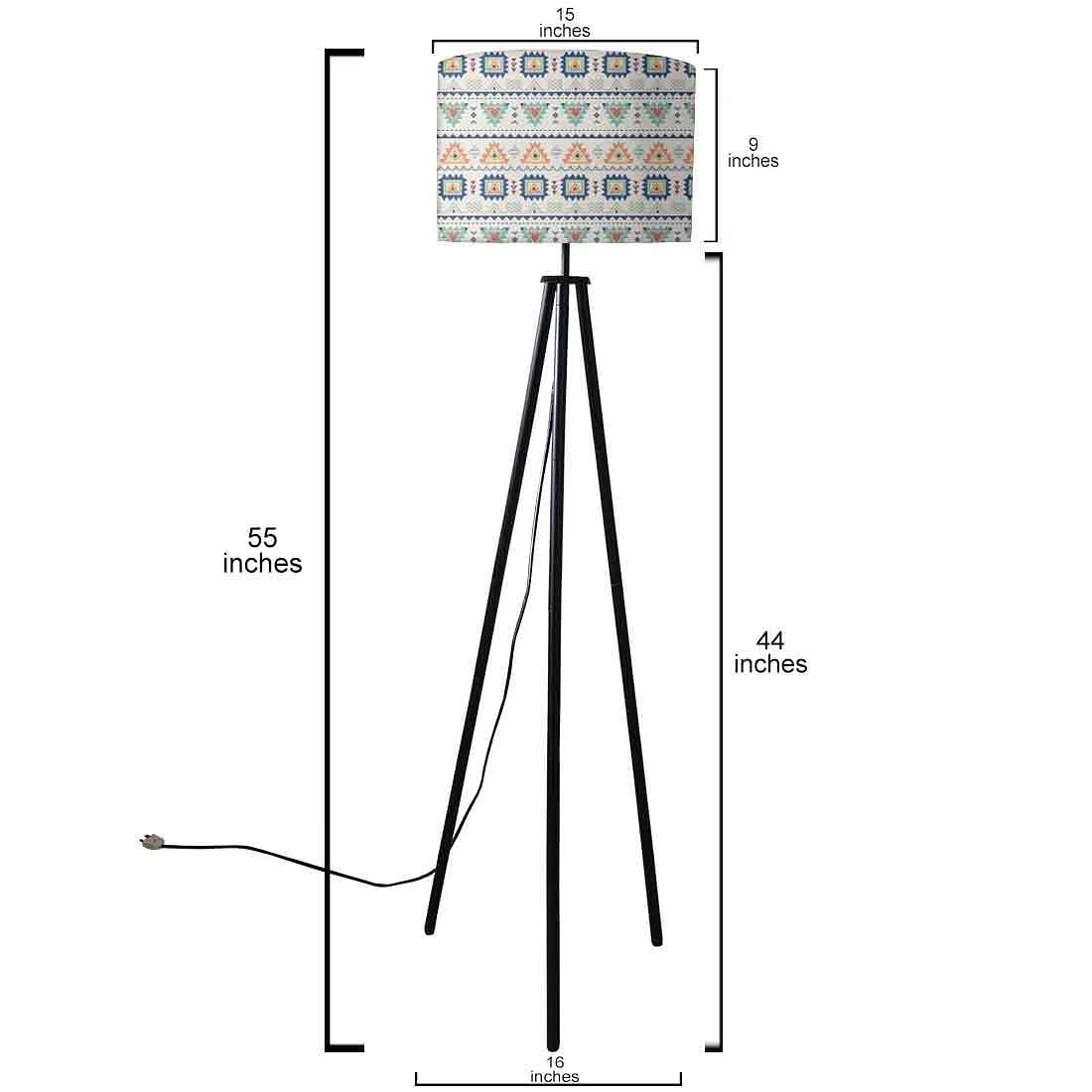 Tripod Floor Lamp Standing Light for Living Rooms - Aztec - Image 5