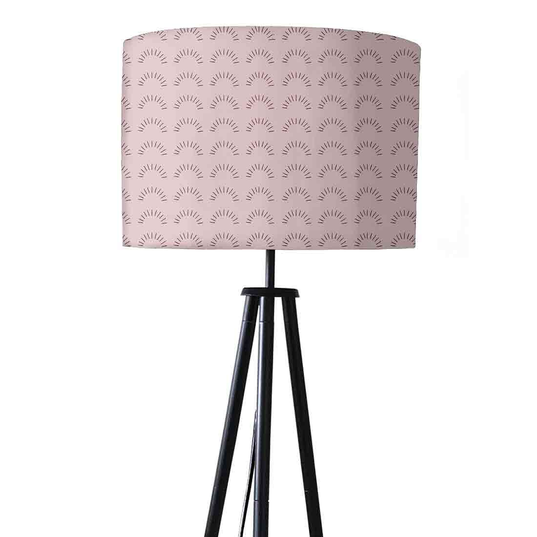 Tripod Floor Lamp Standing Light for Living Rooms - Pink