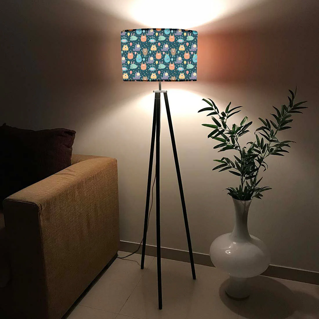 Standing Floor Lamp Tripod Lamps - Cute Monsters - Image 2