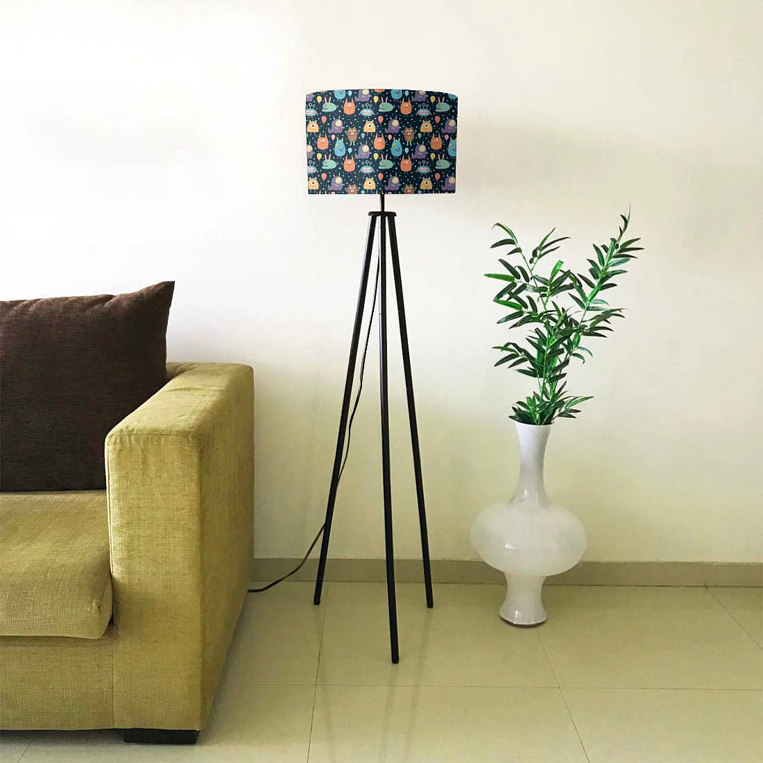 Standing Floor Lamp Tripod Lamps - Cute Monsters - Image 4