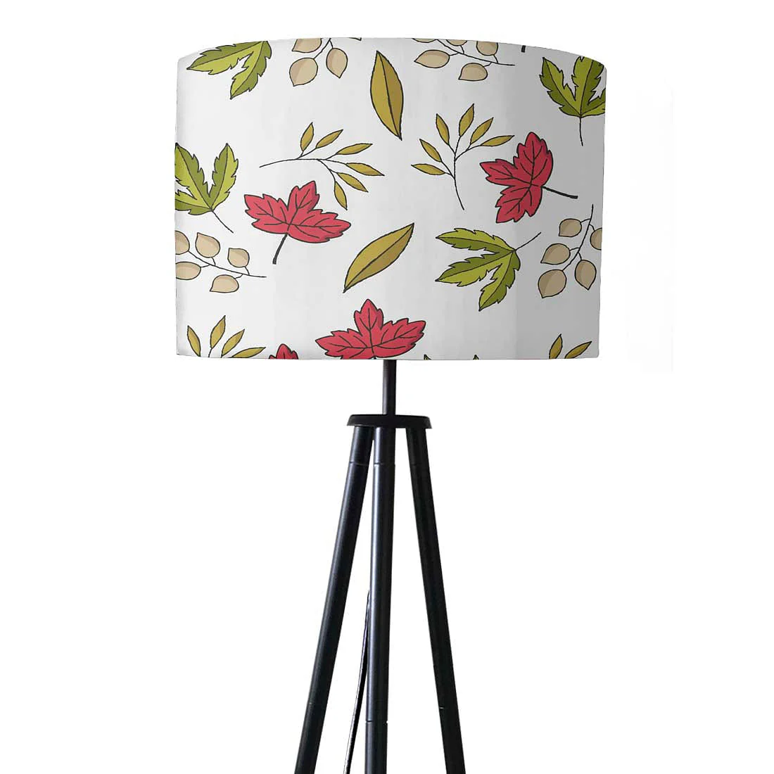Tripod Floor Lamp Standing Light for Living Rooms -Fallen Leaves