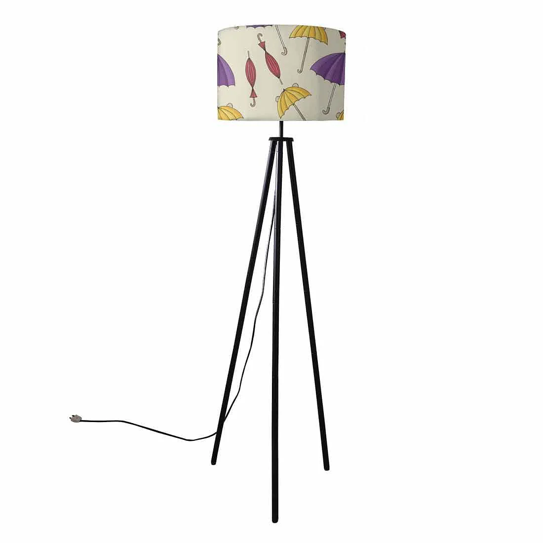 Tripod Standing Floor Lamp -Vintage Umbrellas - Image 3