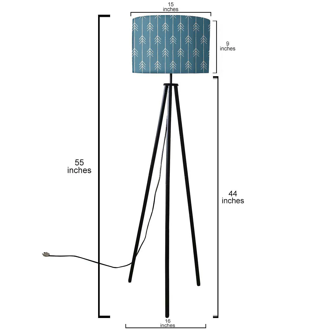 Tripod Floor Lamp Standing Light for Living Rooms - Image 5