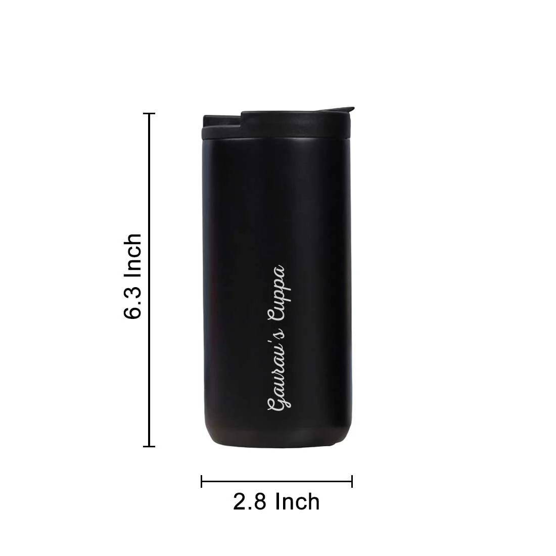 Engraved Personalized Stainless Steel Tumbler Coffee Mug with lid for Office Travel College - Image 7