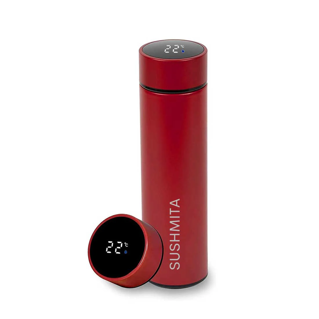Engraved Customized Thermos Flask Stainless Steel With Temperature Display - Cup - Image 7