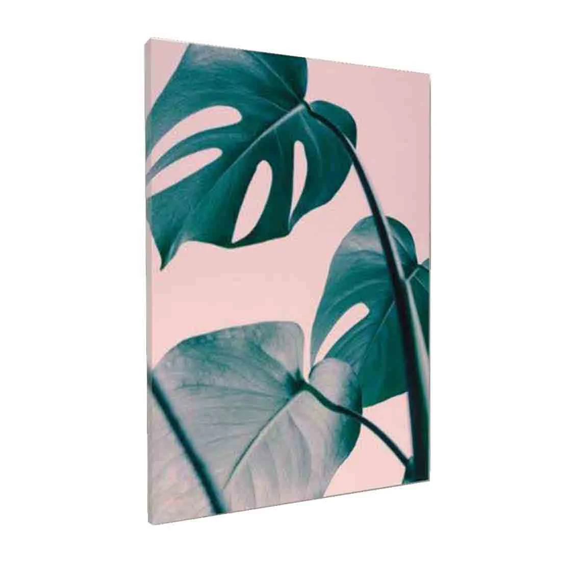 Designer Wall Art Decor Set Gallery Wrapped Prints -Leaves - Image 3