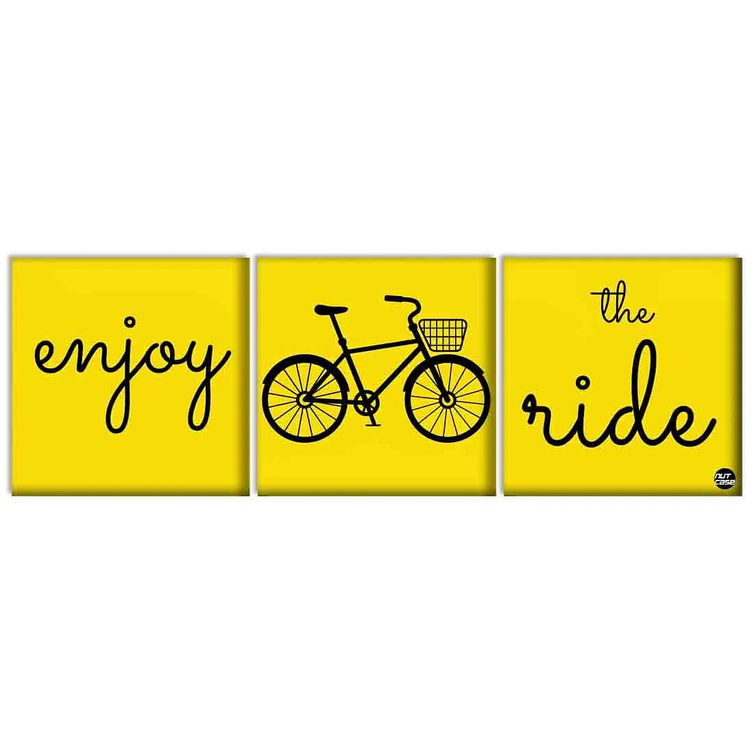 Wall Art Decor Panel For Home - Enjoy The Ride