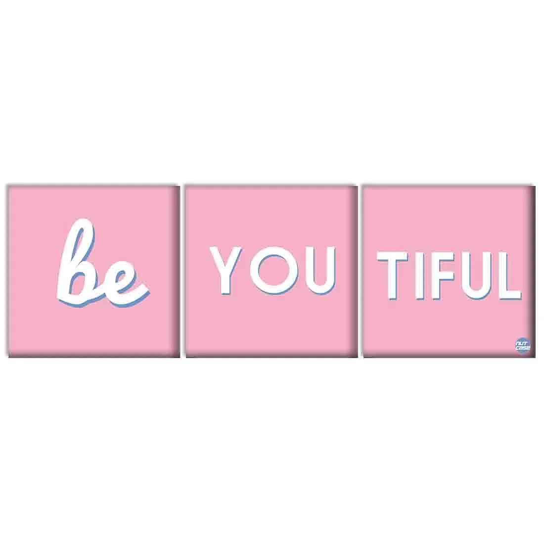 Wall Art Decor Panel For Home - Be You Tiful
