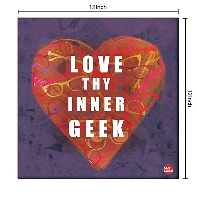 Wall Art Decor Panel For Home - Love The Inner Geek - Image 4