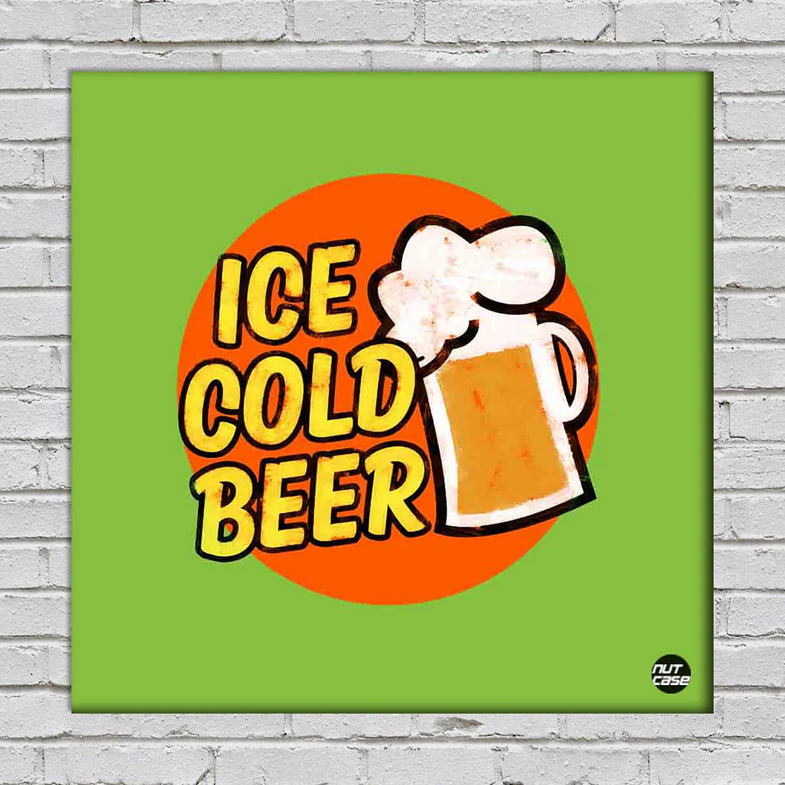 Wall Art Decor Panel For Home - Ice Cold Beer