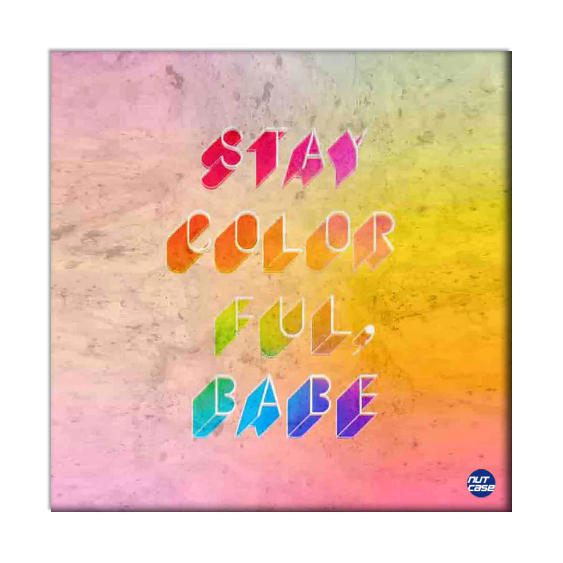 Designer Bedroom Wall Art - Stay Colorful - Image 2