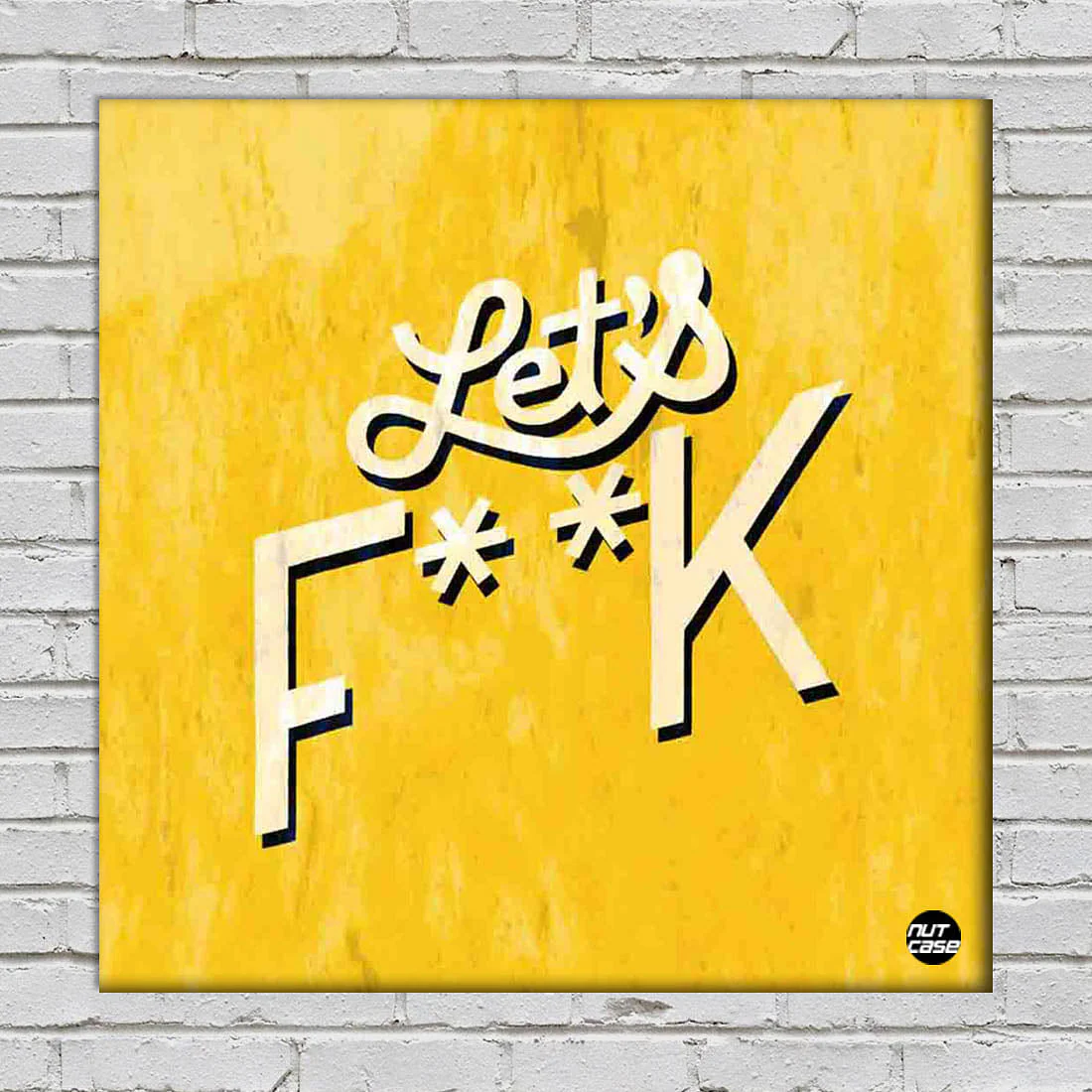 Wall Art Decor Panel For Home - Lets F**k - Image 2