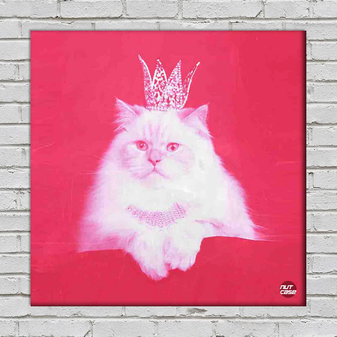 Pink Wall Art Decor For Living Room - Cat - Image 2
