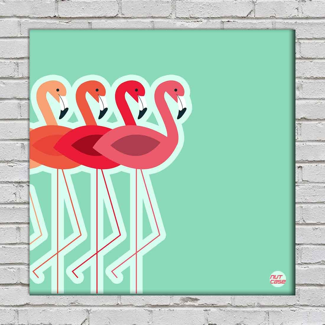 Wall Art Decor Panel For Home - Flamingo Art