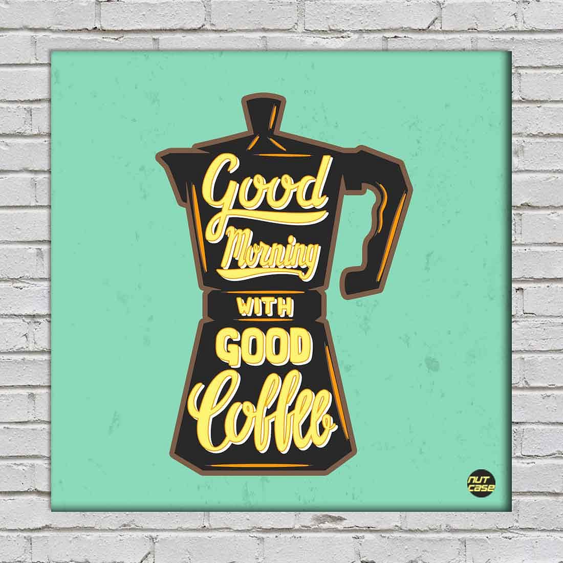 Wall Art Decor Panel For Home - Good Morning With Good Coffee - Image 2