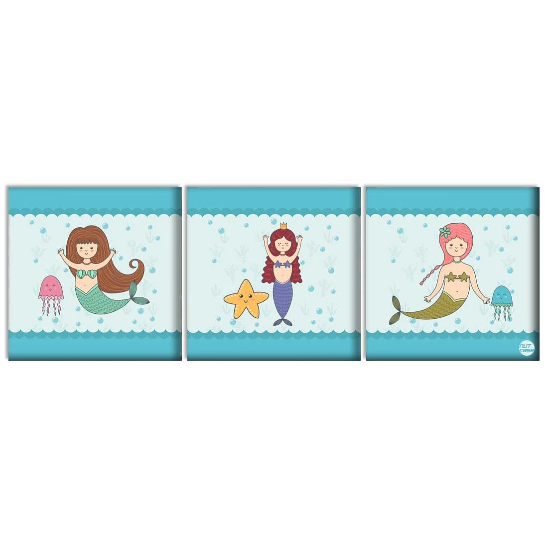 Wall Art Decor Panel For Home - Mermaids