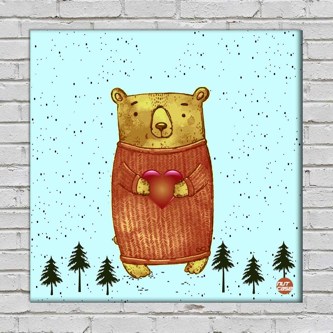 Wall Art For Kids Room - - Cute Bear - Image 2