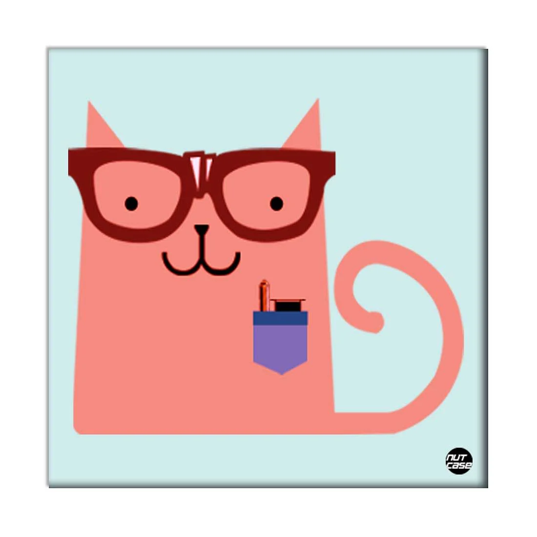 Wall Art Decor Hanging Panels - Office Cat - Image 2