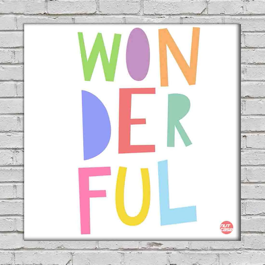 Wall Art Decor Panel For Home - Wonderful White