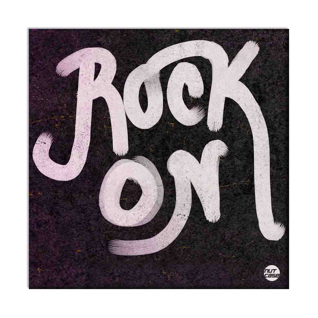 Wall Art Panel For Home Decor - Rock On