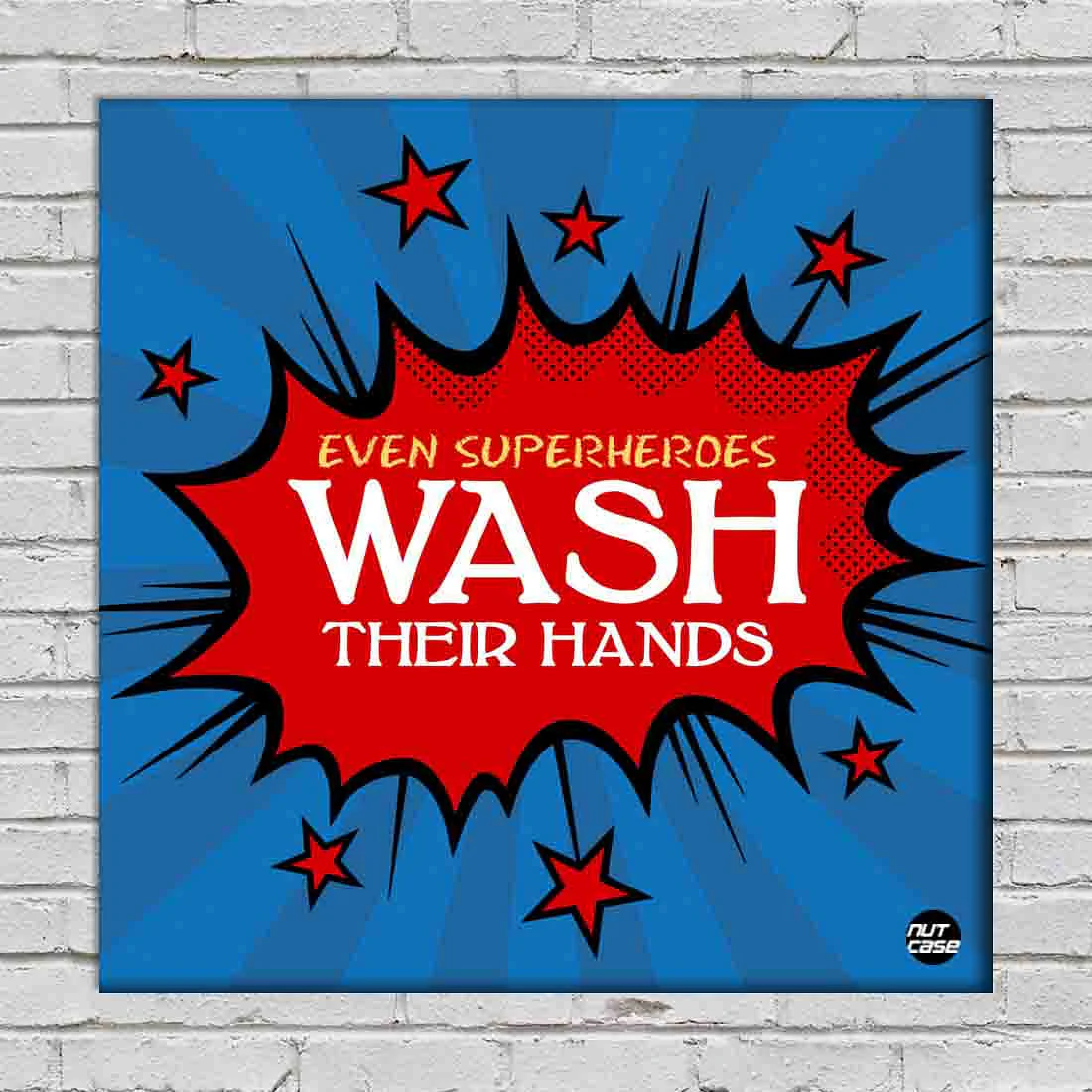 Wall Art Panel For Home Decor - Wash Their Hands