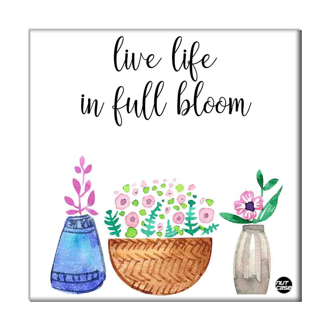 Wall Art Panel For Home Decor - Live Life In Full Bloom - Image 2