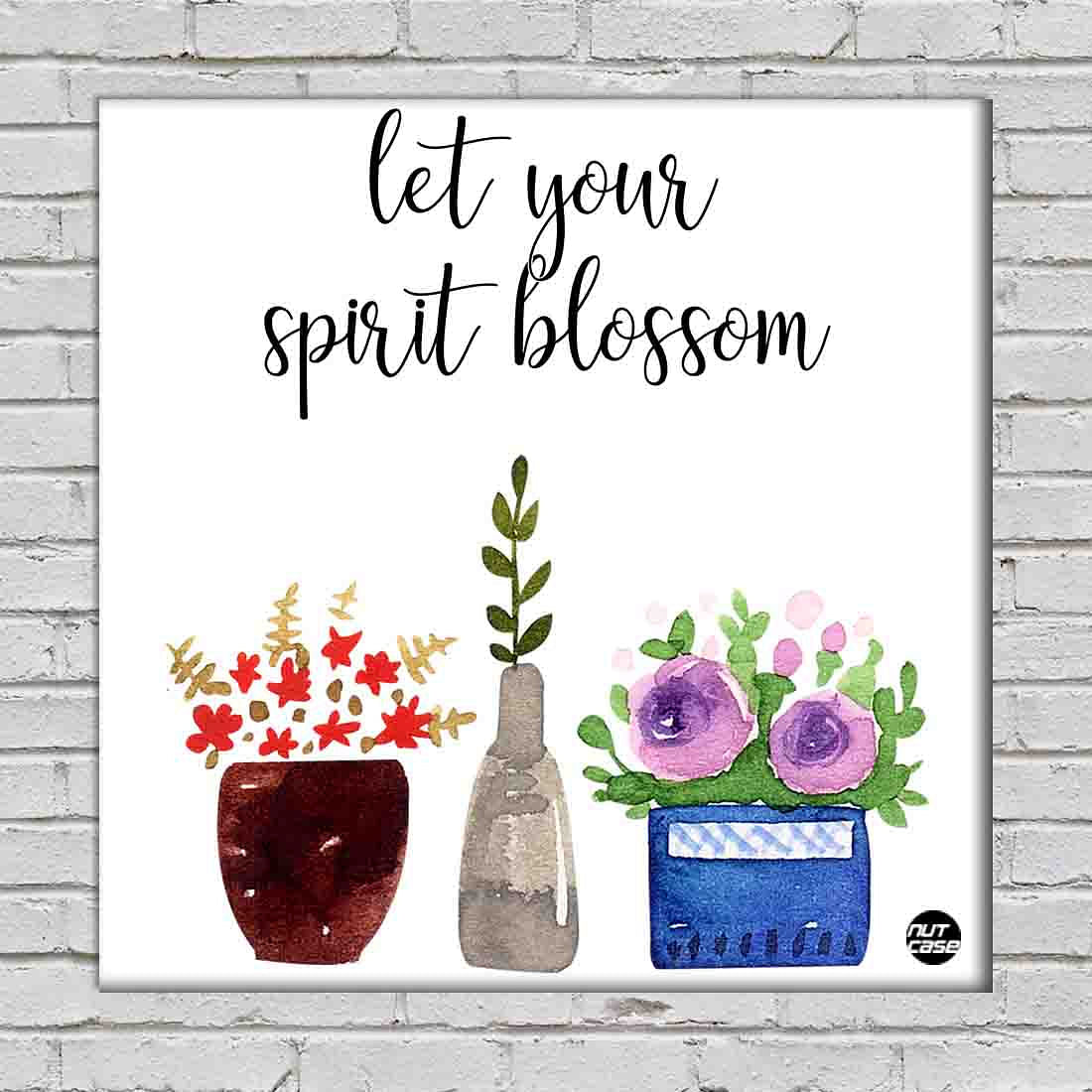 Wall Art Panel For Home Decor - Let Your Spirit Blossom