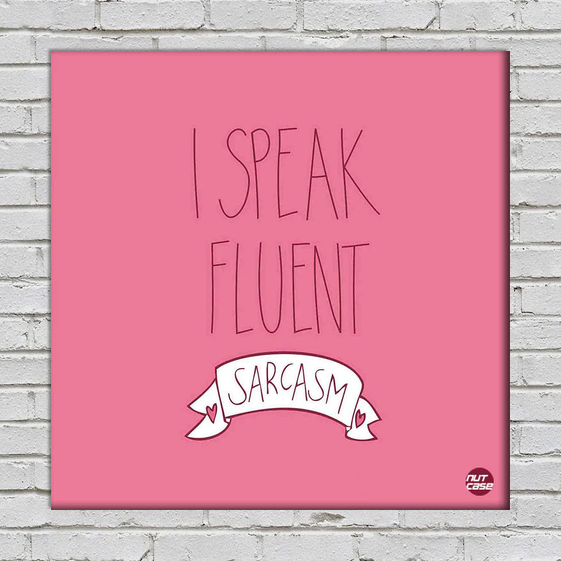 Wall Art Decor Panel For Home - I Speak Fluent