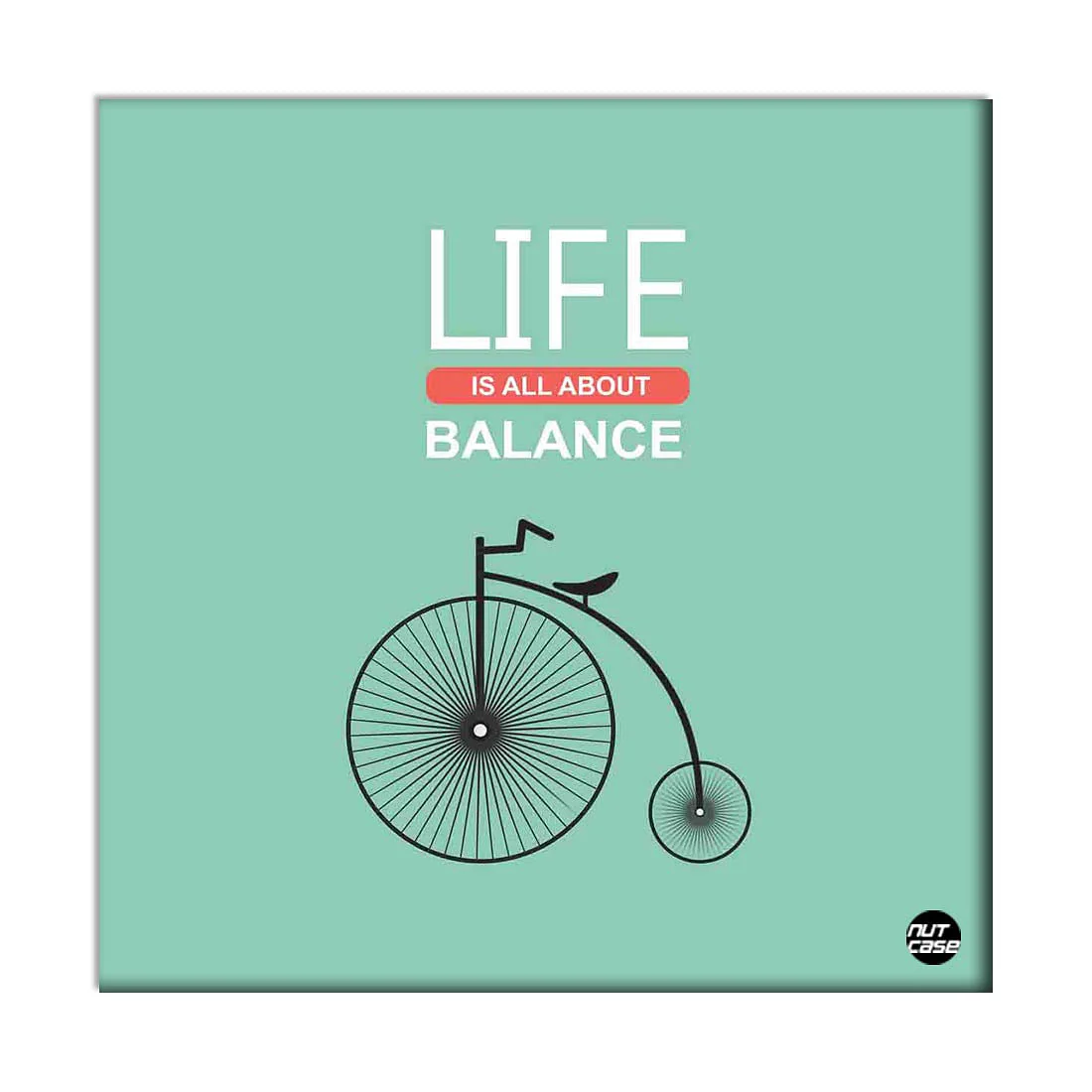 Wall Art Decor Panel For Home - Life Is All About Blance