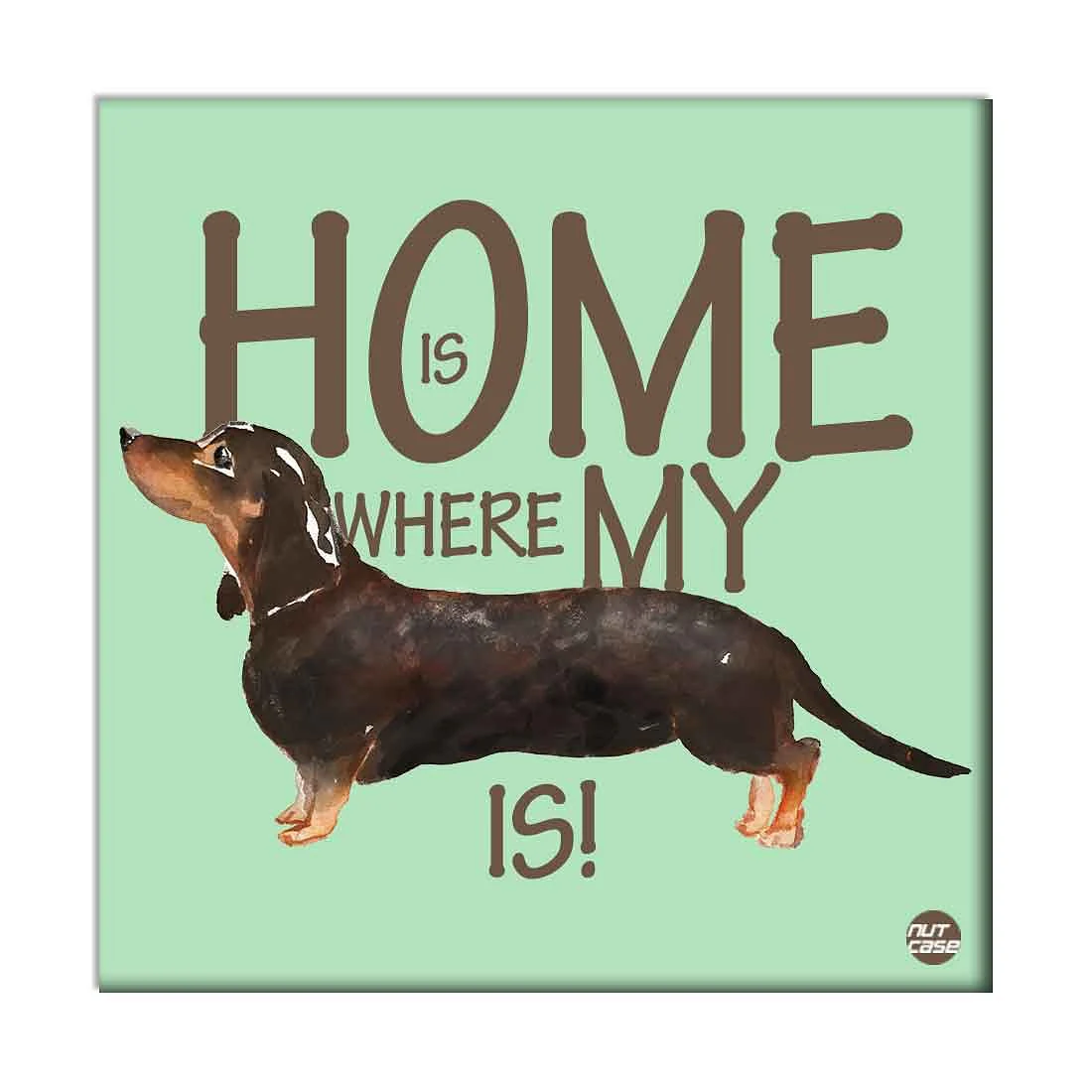 Wall Art Decor For Dog Lovers - Home Is Where My Black Dog is - Image 2